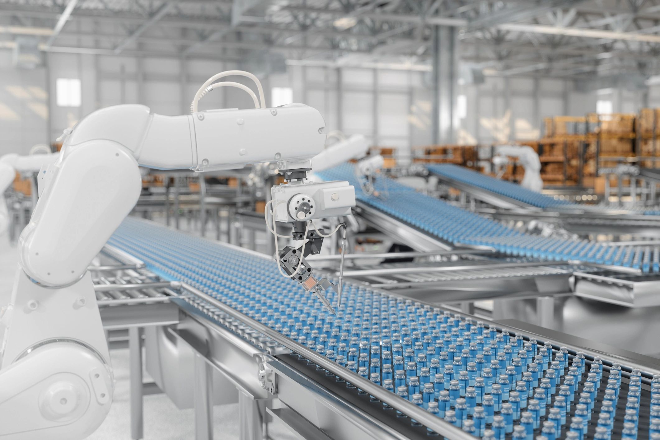 Automated manufacturing environment representing edge AI execution