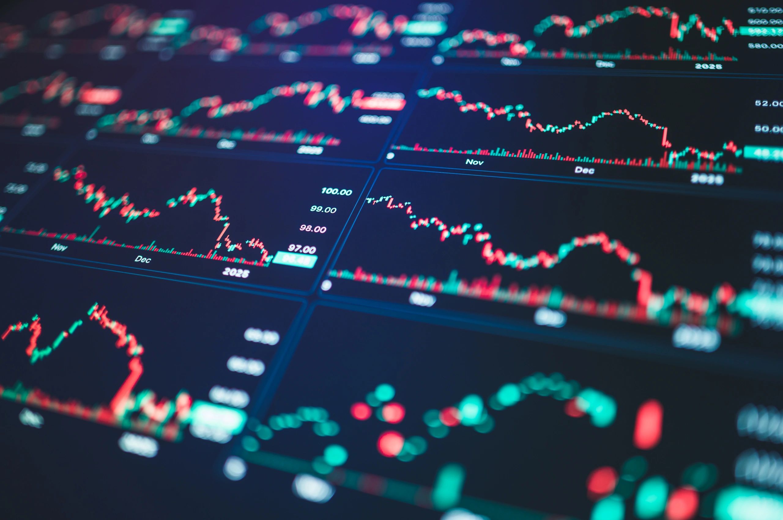 Real-time analytics and monitoring screens representing operational AI visibility